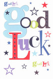 From the front of this vibrant good luck card, encouragement seems to leap right into your hands-a dazzling medley of big, pastel-blue letters, energetic reds, moss greens, and regal purples arranged playfully across a crisp white backdrop. Whimsical stars, scattered in navy, lilac, and lemony lime, give the sense of dreams and possibilities extending over Queen's Park rooftops at dusk. Each letter is shaped with the same thoughtful artistry as the hand-tied bouquets you find in our local flower shops, designed to embody the perfect wish for someone about to start a new job, take an exam, or step onstage for the first time at the local theatre. The flat, luxurious surface hints at the high-quality cardstocks favoured by Queen's Park florists-a smooth, inspiring texture that feels right at home nestled into a bouquet bound for a neighbour on their big day. Whether shared in person on a walk down Chamberlayne Road or tucked into a doorstep delivery, this card brims with community, hope, and a touch of Queen's Park magic.